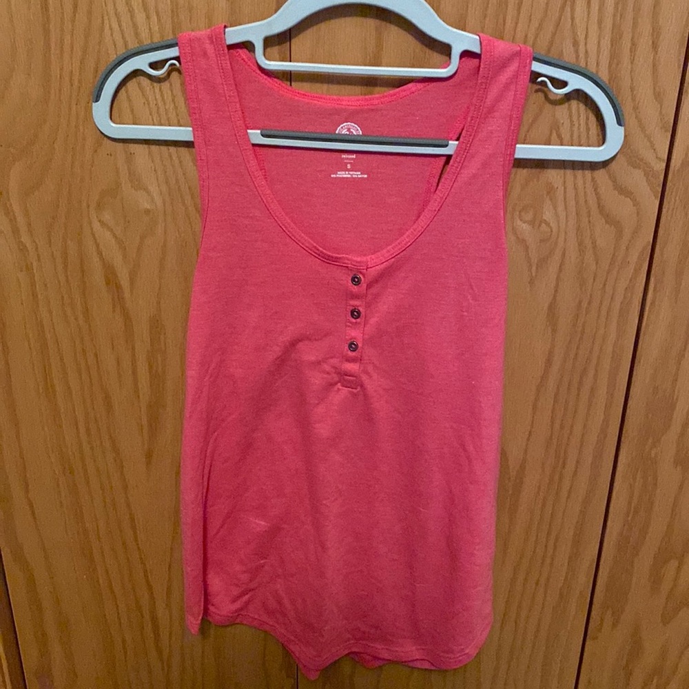 Pink casual tank top. Size Small. Brand SO